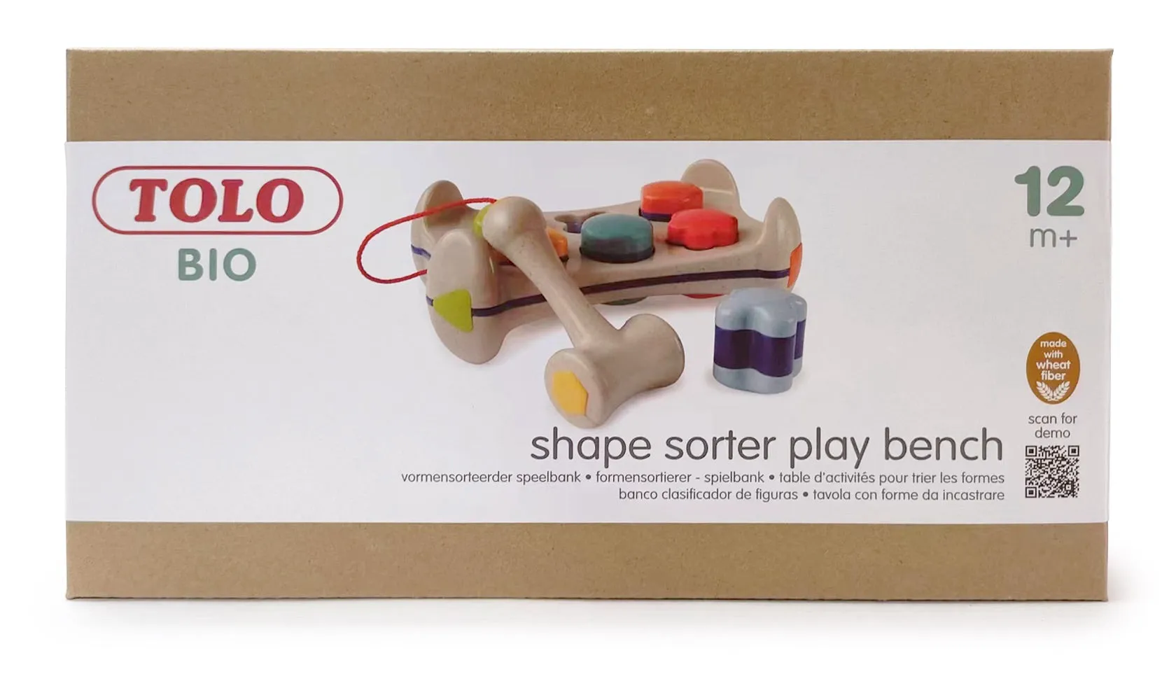 Speedy Monkey Shape Sorter Play Bench - TOLO