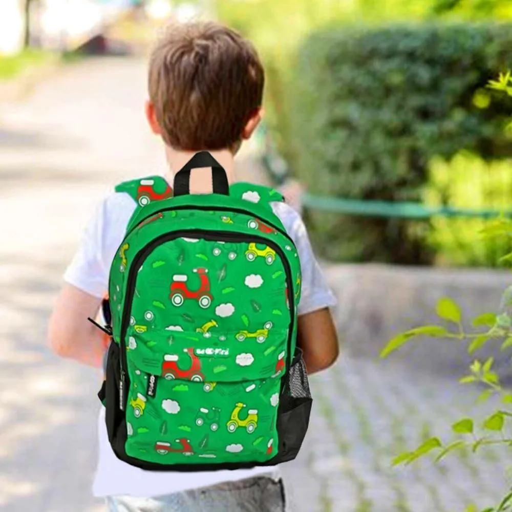 Speedy Scooter Bag | Frisky-Green Colour  |  Scooter Print
