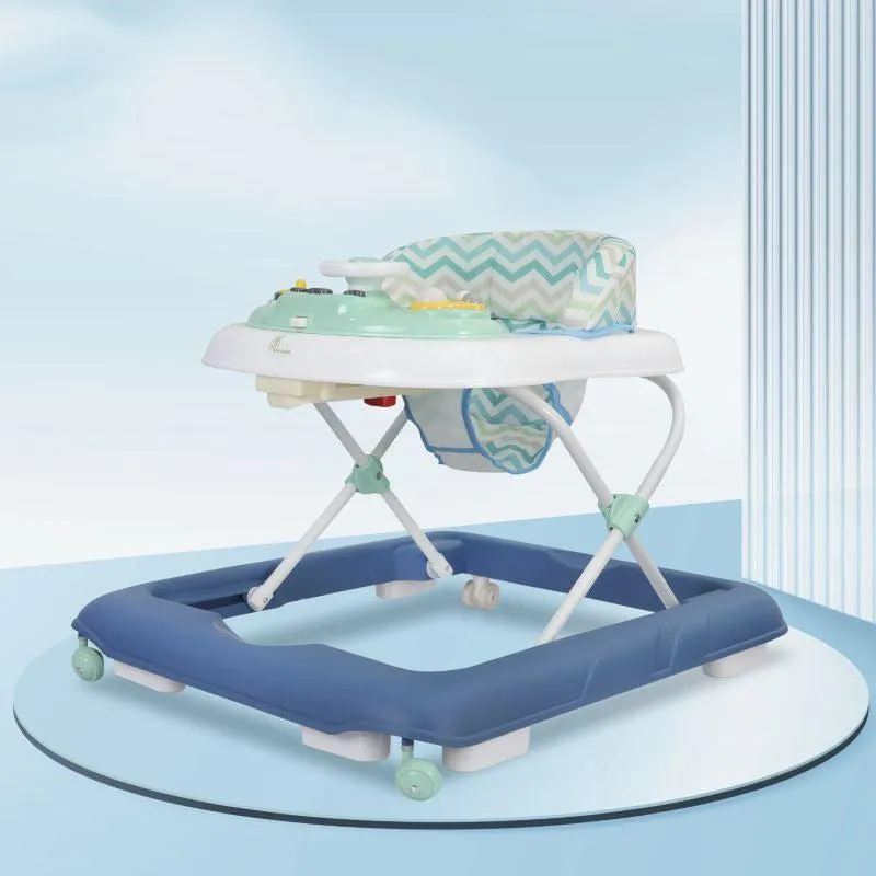 Step Up Walker - Anti-Fall with Height Adjustment, Musical Toy, Soft Cushioning Seat & Removable Toy Bar