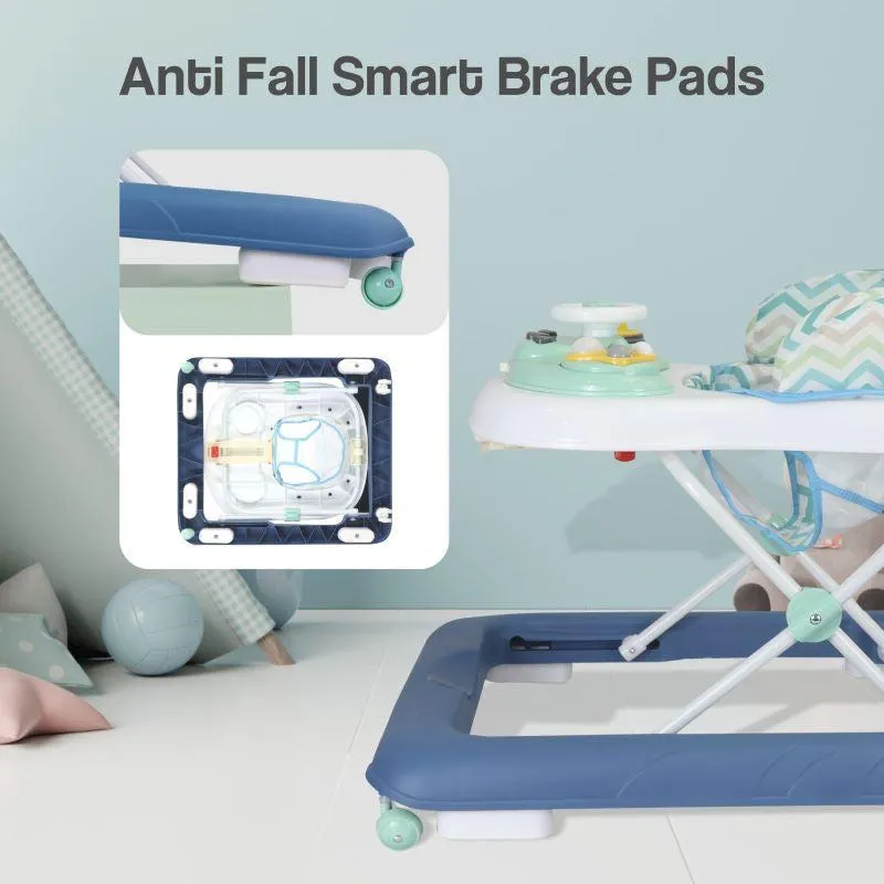 Step Up Walker - Anti-Fall with Height Adjustment, Musical Toy, Soft Cushioning Seat & Removable Toy Bar