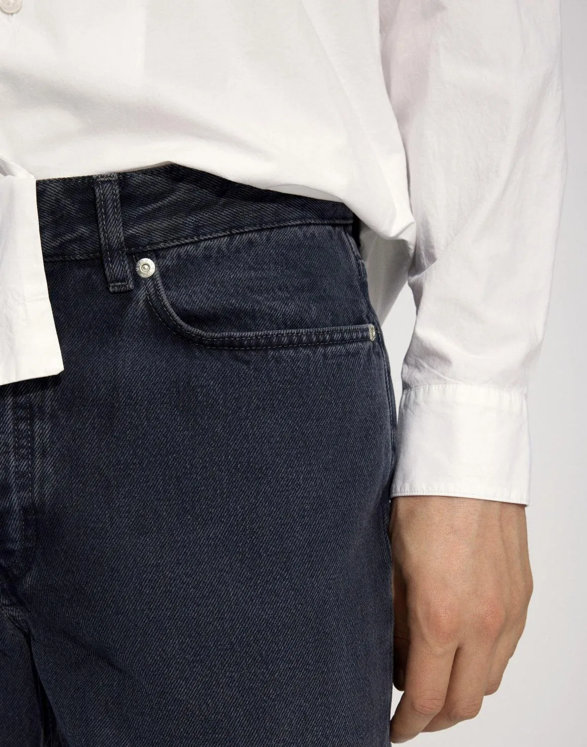 Steve Overdyed Jeans - Black