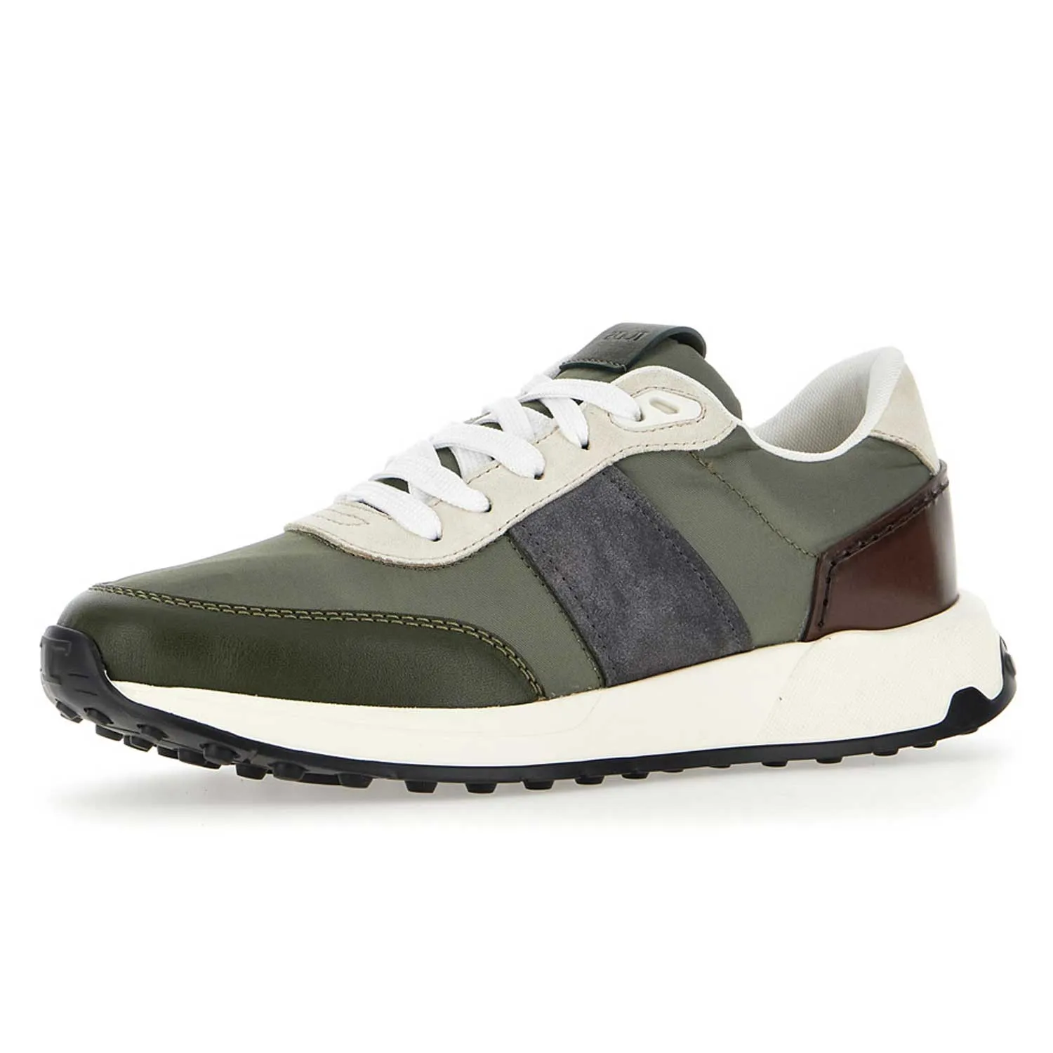 Suede and Leather Sneaker