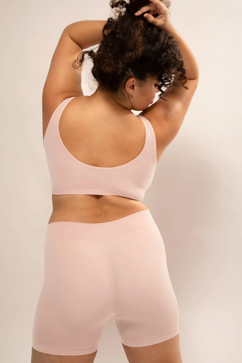 The Naked Slip Short 2 Pack | Blushing Rose/Black Hue Stretch