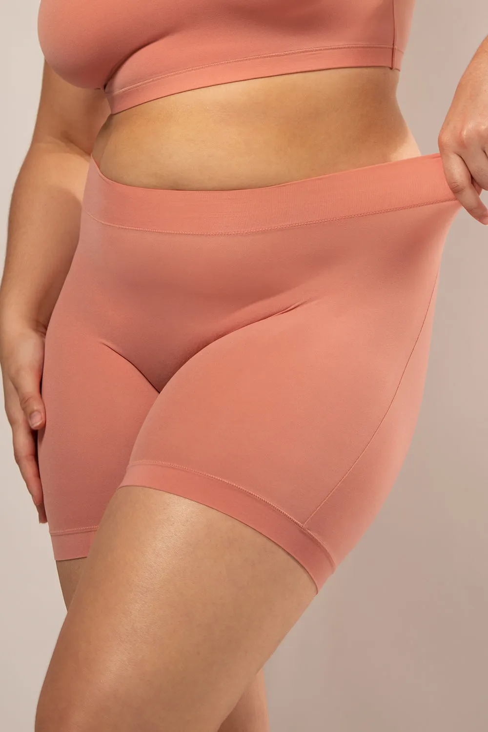 The Naked Slip Short 2 Pack | Tuscany Clay/Black Hue Stretch