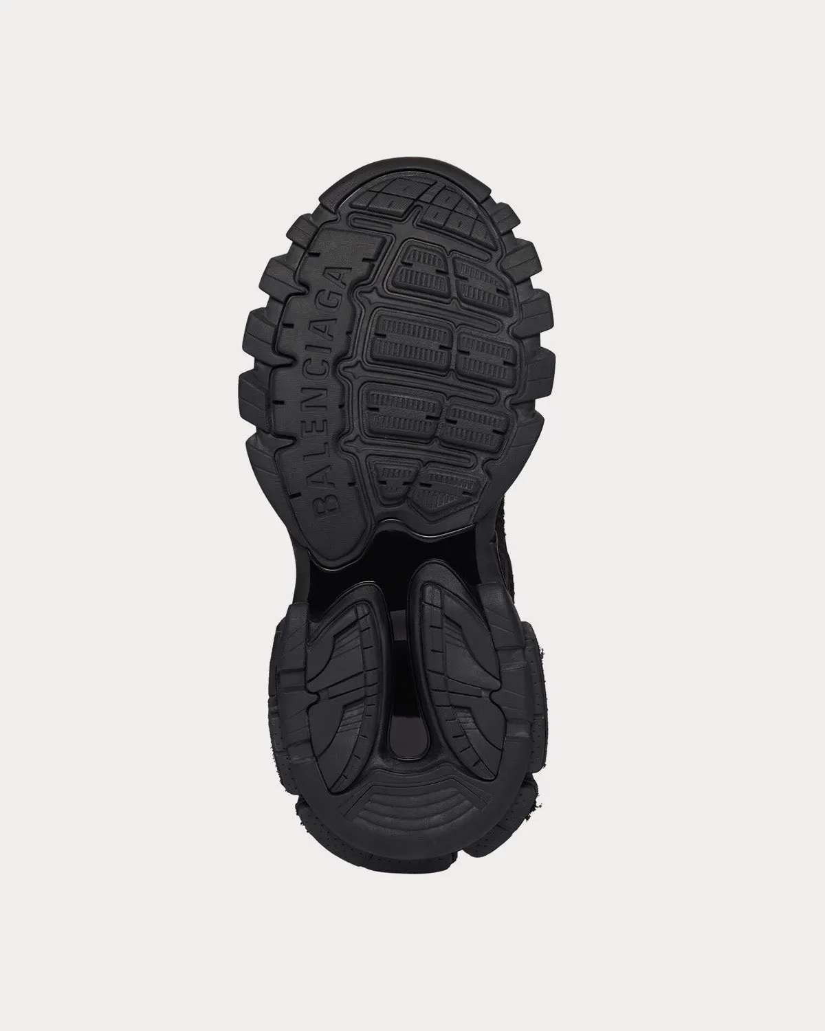 Track.3 Mesh & Nylon Black Low Top Sneakers