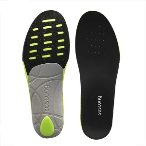 Ultra Light Athlete Performance Sport Shoe Insole with Arch Support, Best Shock Absorption & Cushioning Insoles for Flat Feet, Plantar Fasciitis, Running, Heel Spurs & Foot Pain (L 8-11)