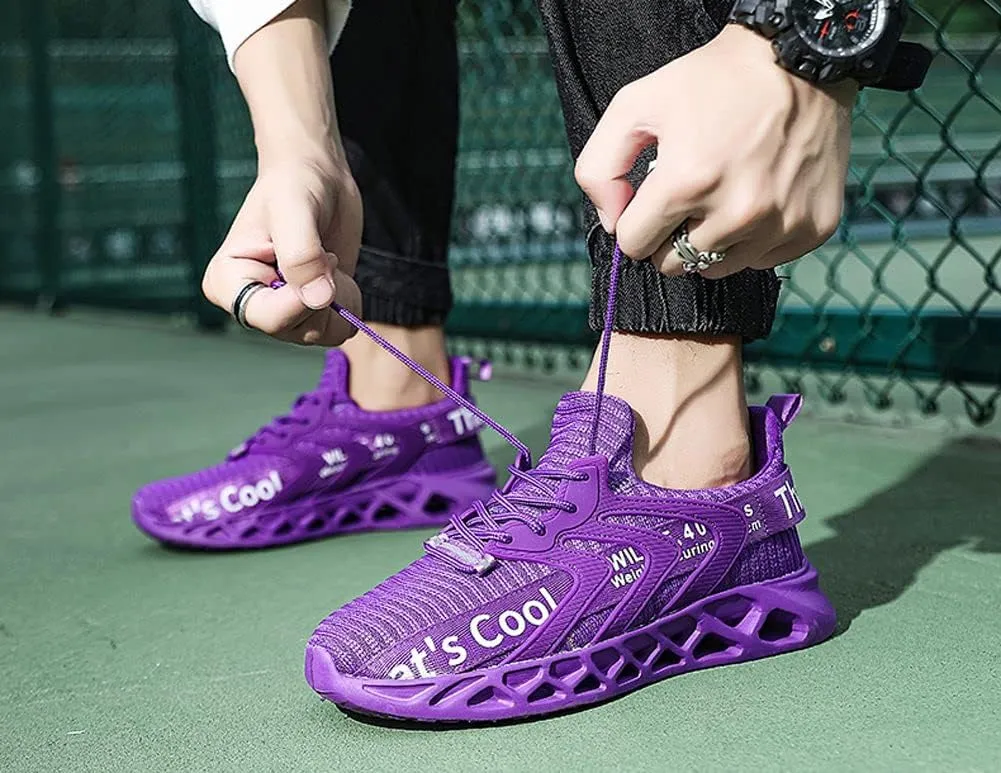 VAXAV Unisex Lightweight Blade Mesh Sneakers Tennis Road Running Gym Walking Shoes