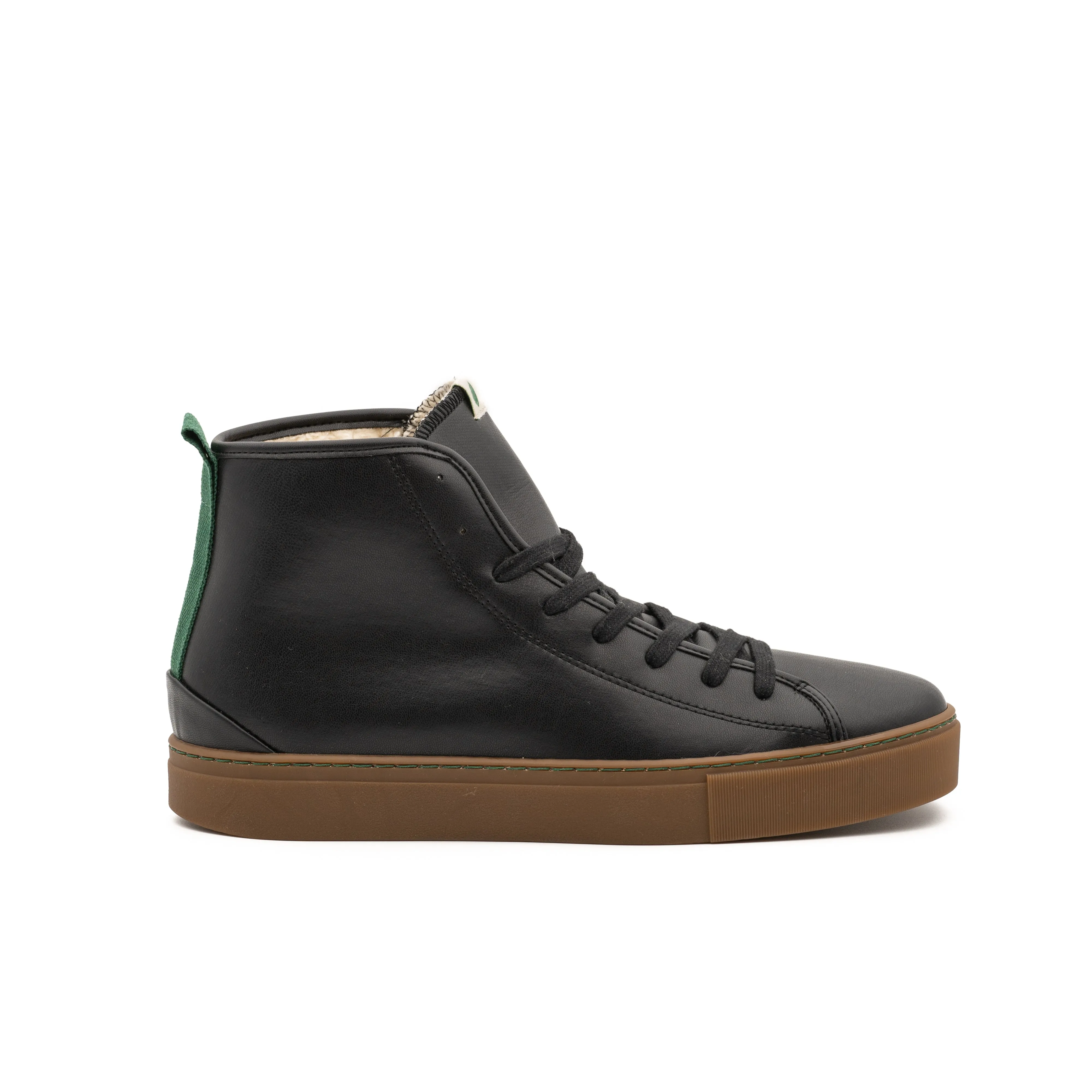 Vegan winter bootie black of veg PLA012