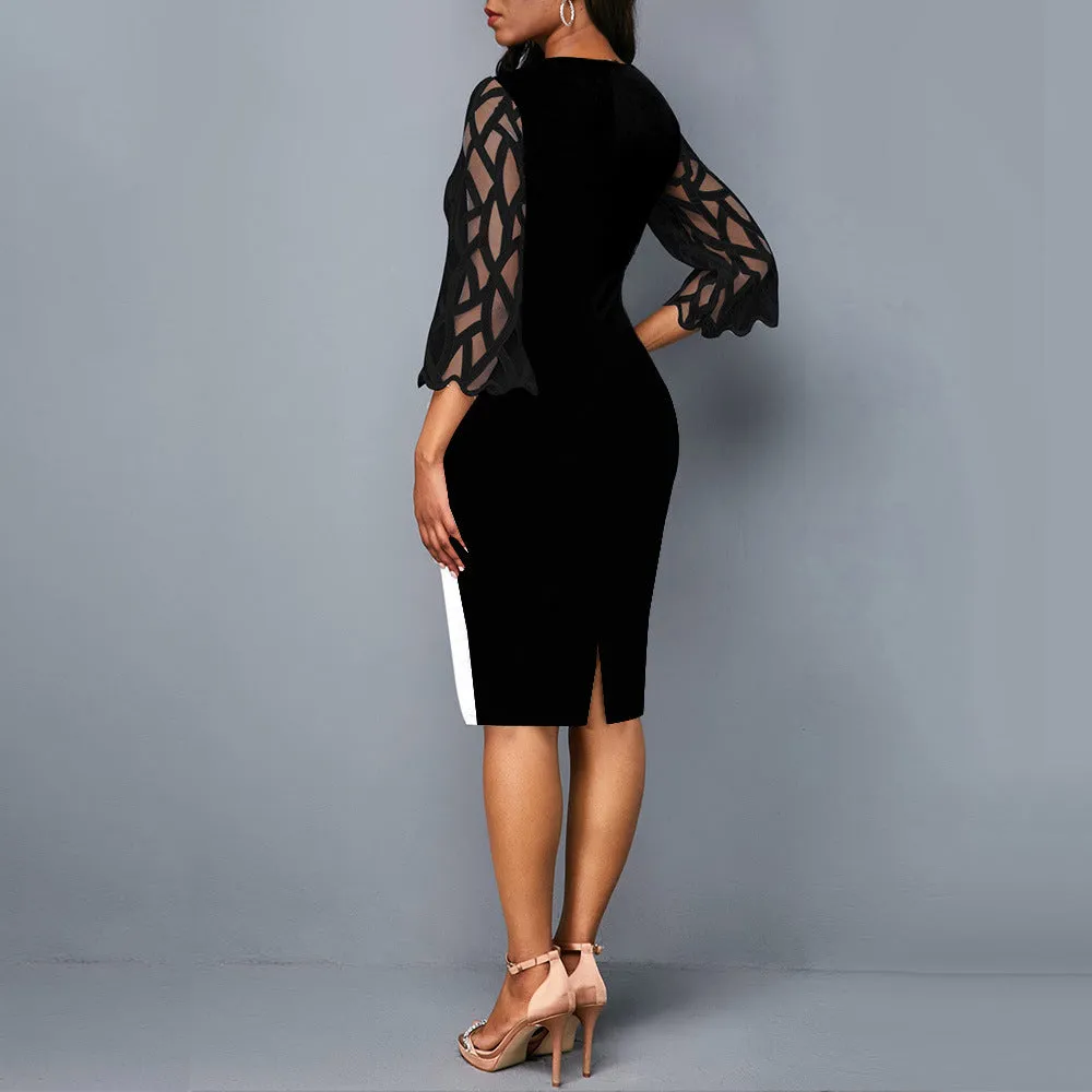 Women's Elegant Floral Dress, lioness-love