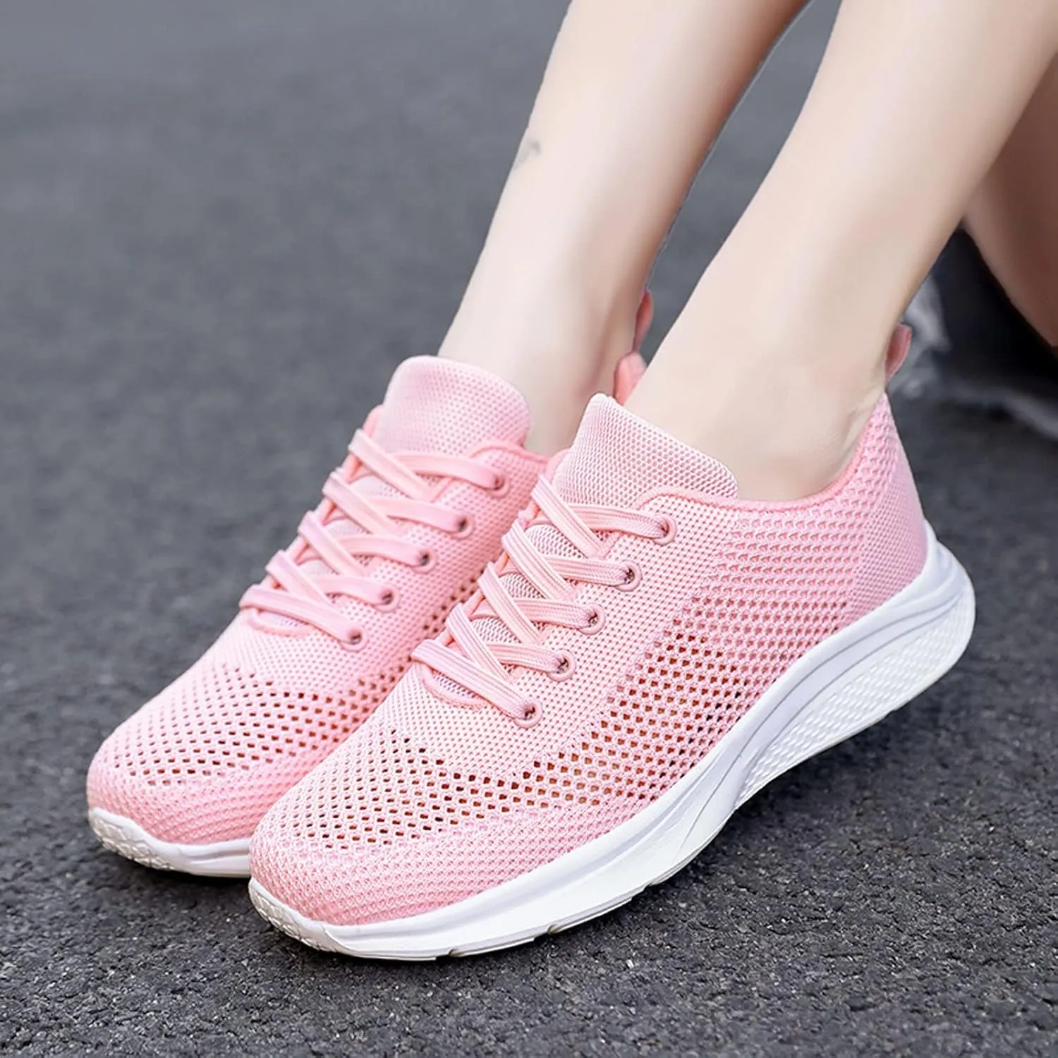 Women's Walking Shoes Lightweight Tennis Fashion Sneakers Lace Up Running Shoes for Men Sport Men Shoes Casual Chunky Sneakers Slip On Tennis Shoe Trainers Shoe