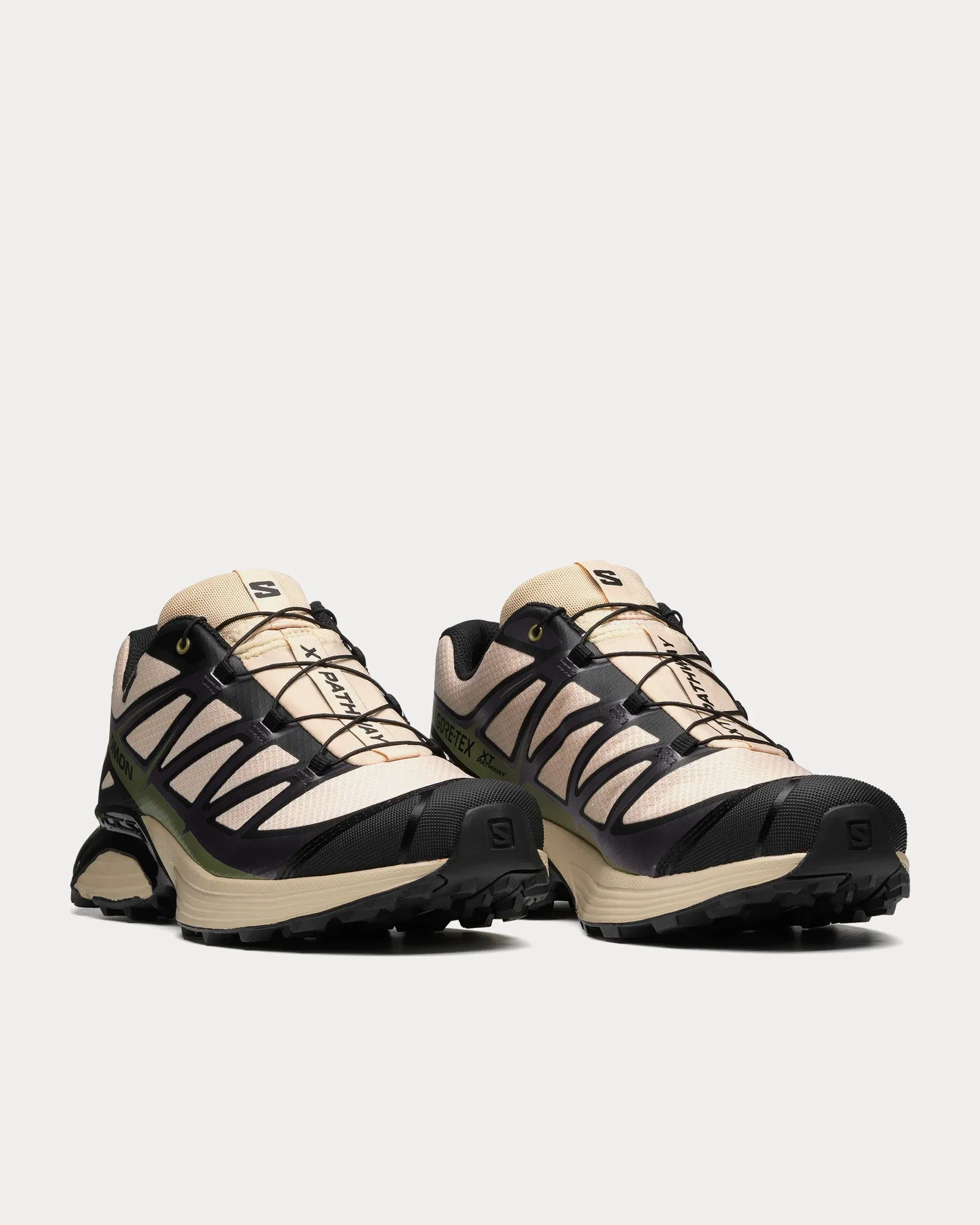 XT-Pathway Gore-Tex Cement / Deep Lichen Green / Black Low Top Sneakers
